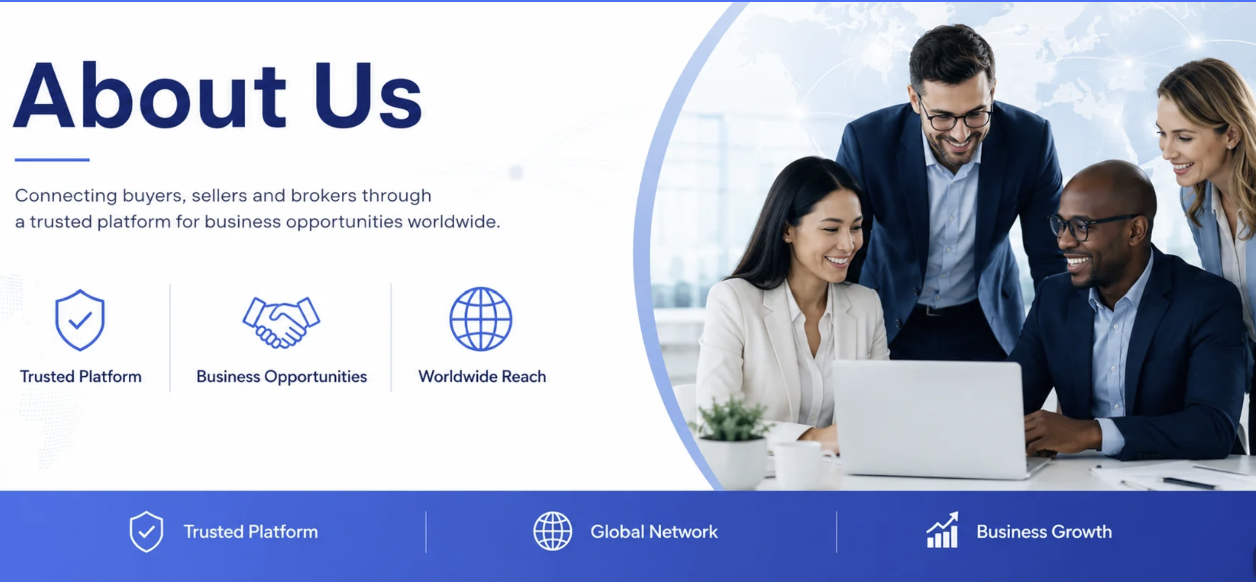 World Businesses for Sale online marketplace showing available business listings