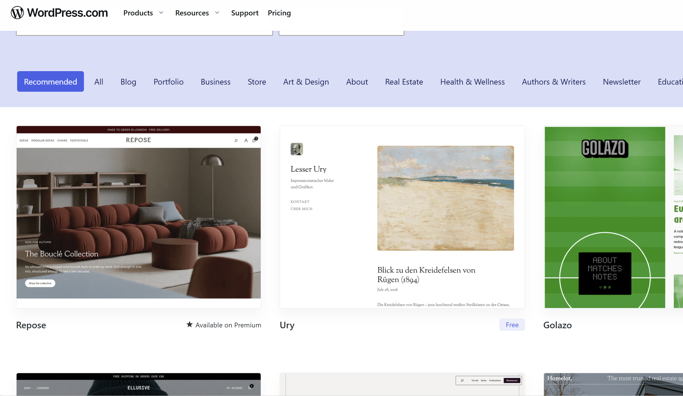 WordPress.com Themes – Free, Premium, and Partner Themes