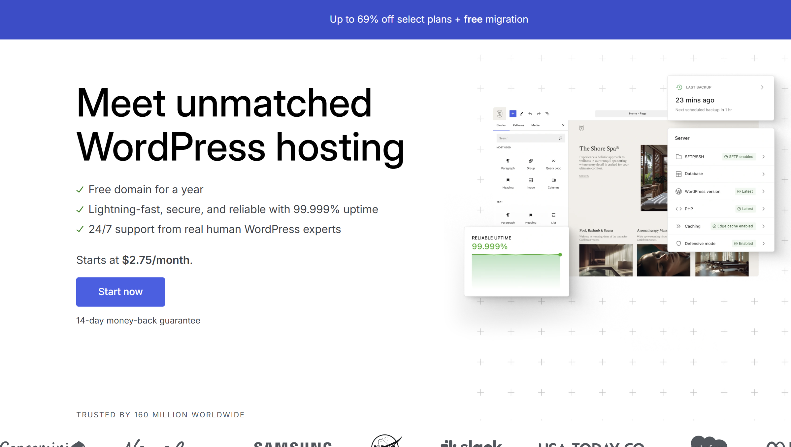 WordPress.com managed WordPress hosting plans and pricing